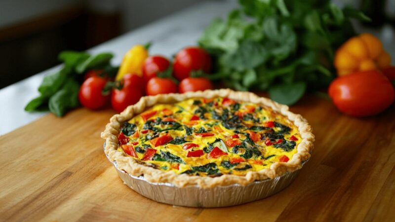 La recette de notre quiche vegan aux poireaux et ‘faux-mage’ maison