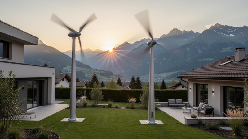 Comprendre le developpement d&rsquo;une entreprise d’eoliennes grenobloise a l’assaut des particuliers pour la transition energetique